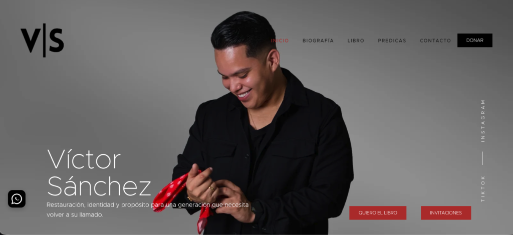 Diseño web para ministerio cristiano desarrollado por MusiCreativos