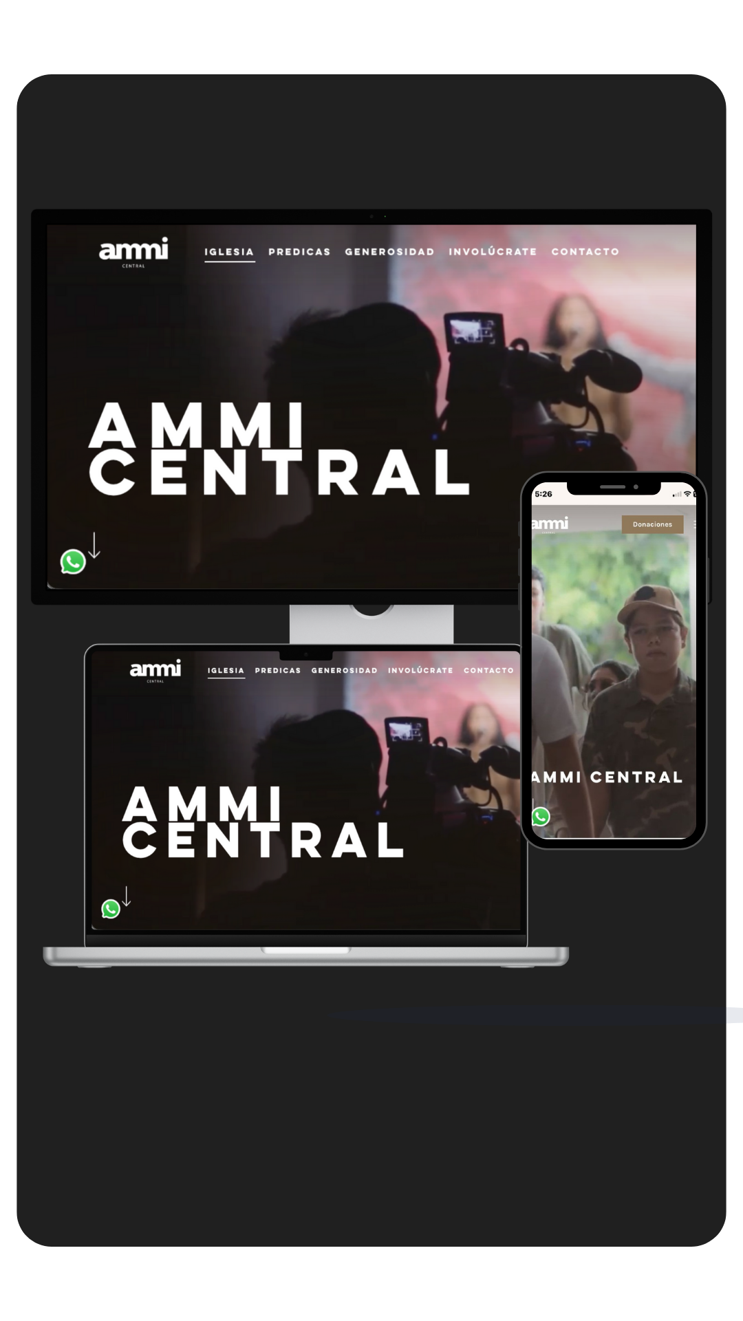 Ammi Central - Diseño web