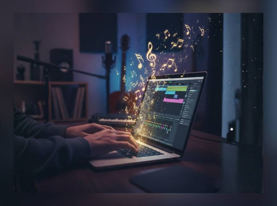 Edición de secuencias y multitracks en computadora para apoyo musical remoto