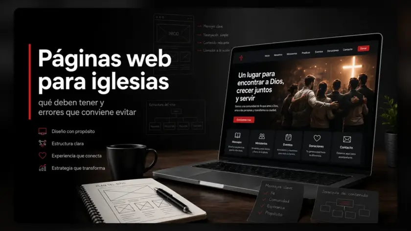 Diseño de páginas web para iglesias con estructura y estrategia digital