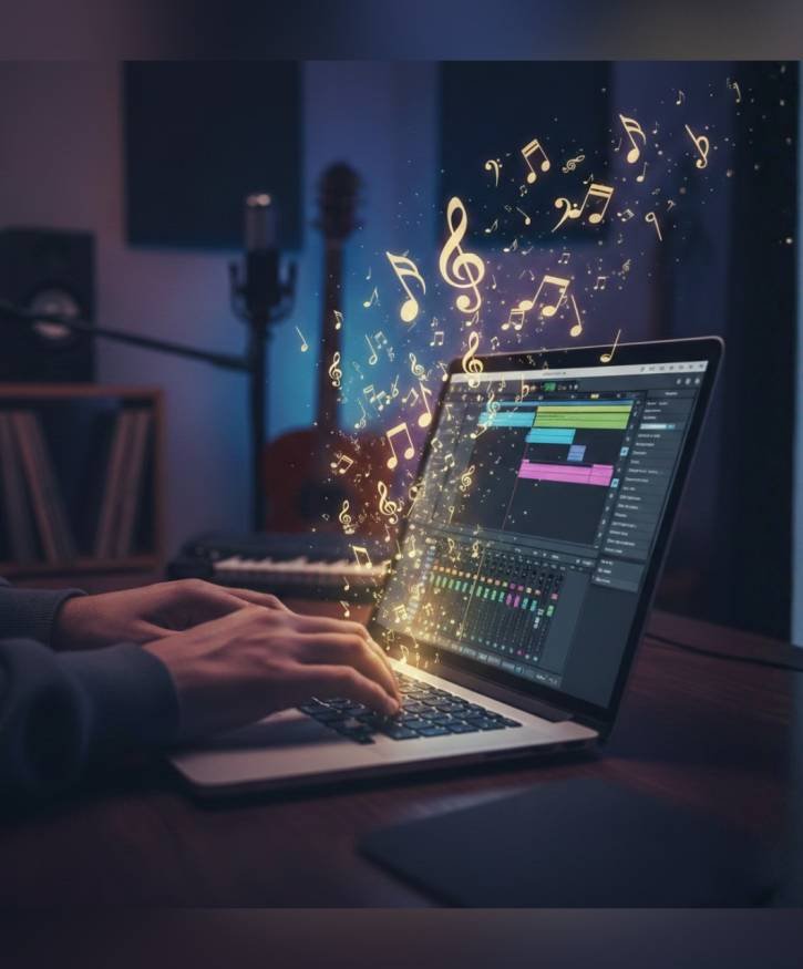 Edición de secuencias y multitracks en computadora para apoyo musical remoto